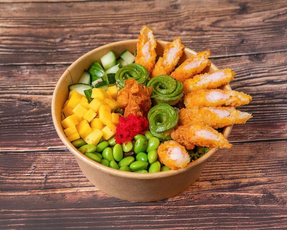Poke crevettes tempura / Shrimp Tempura Poke