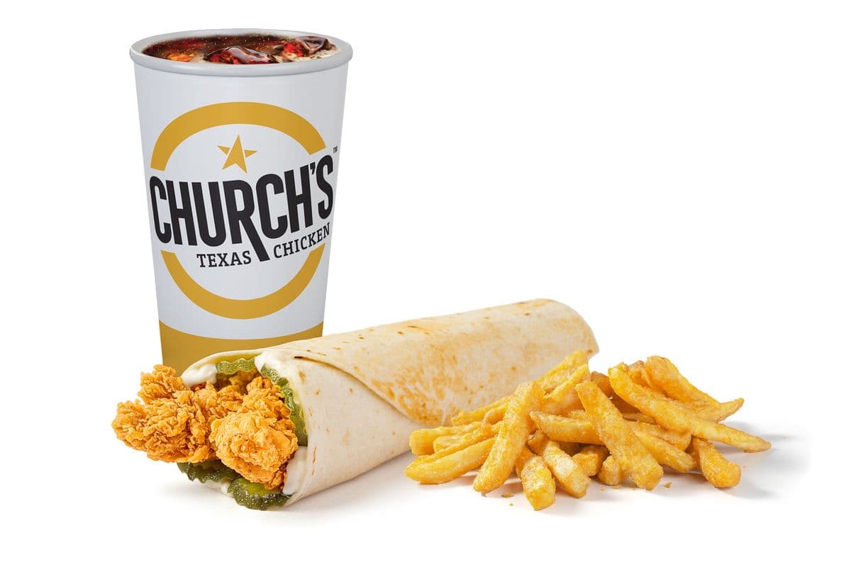 Texan Chicken Wrap Combo