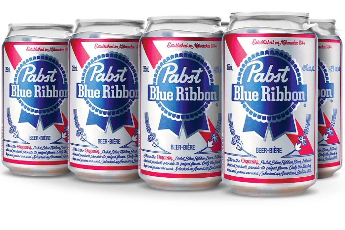 Pabst Blue Ribbon (8 Pack Cans) (8 x 355 ml Cans)