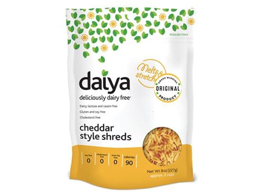 DAIYA DAIRY FREE SHREDDED YELLOW CHEDDAR 227G