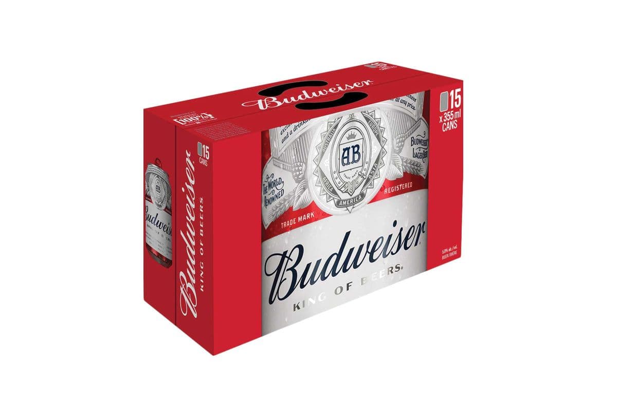 Budweiser (15 x 355 ml Cans)
