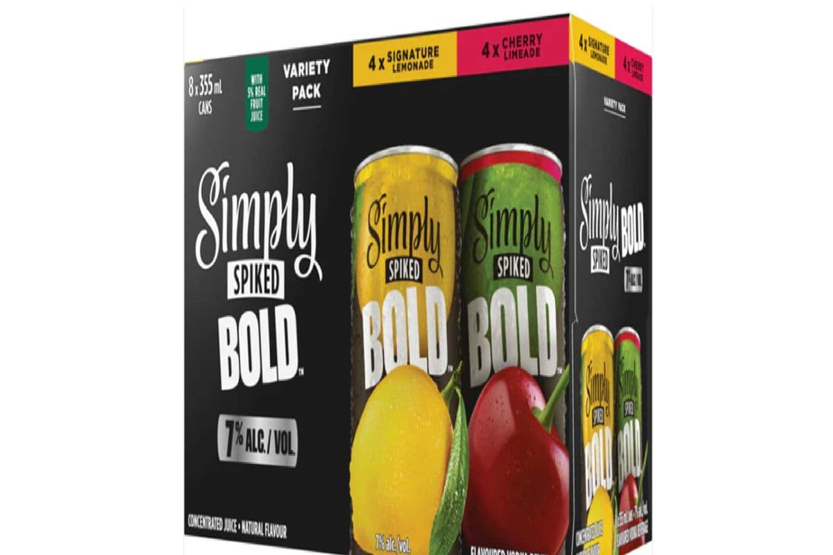 Simply Spiked Bold Variety Pack (8 x 355 ml cans)