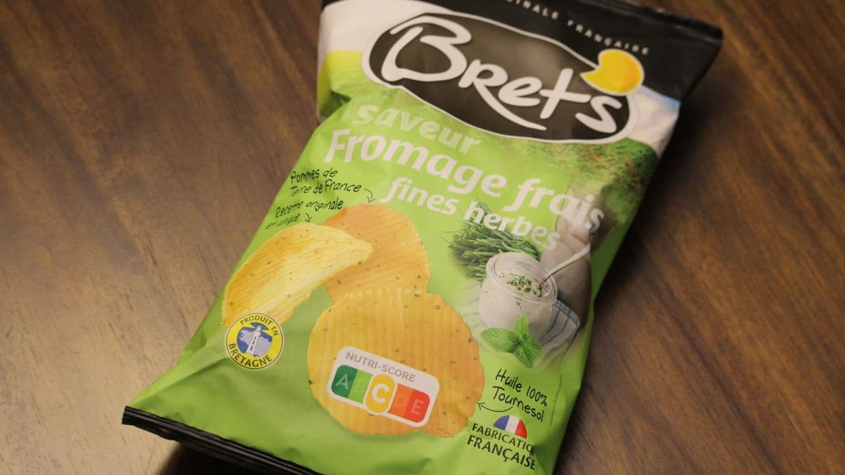 Cream Cheese and Fine Herbs France Bret's Potato Chips (125 g)