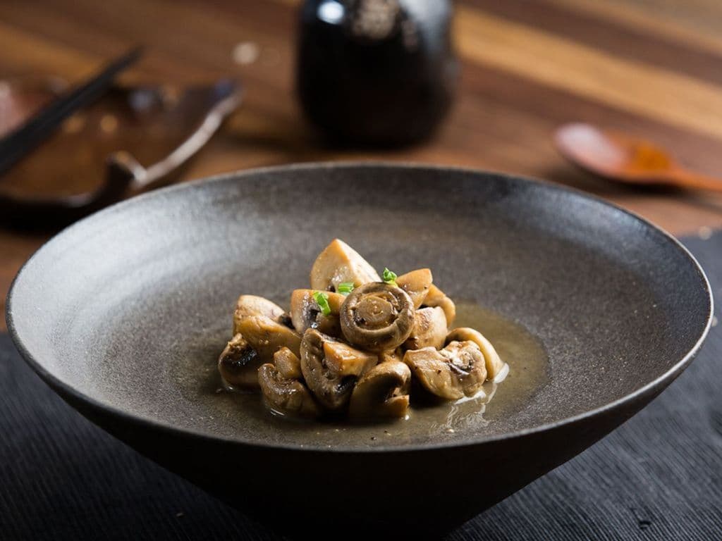 Sake Pan Fried Mushroom
