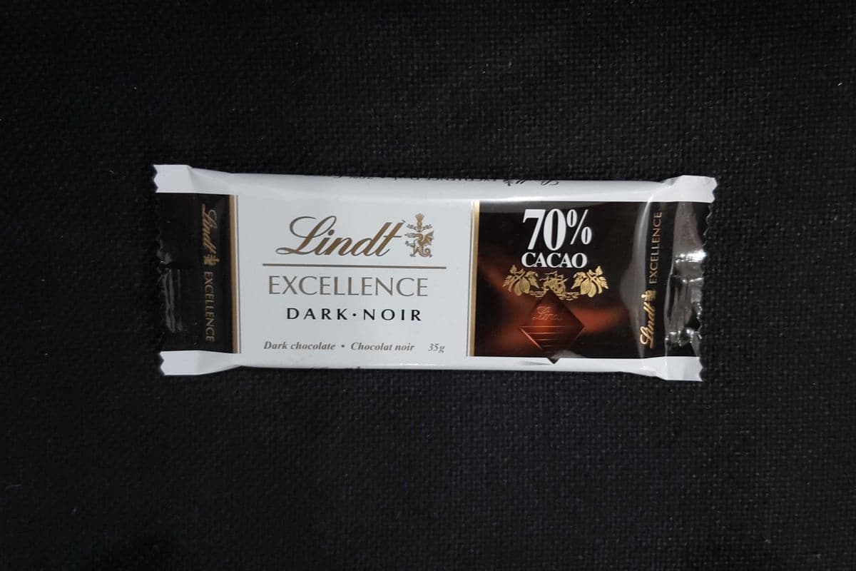 Chocolat Lindt dark / noir 70%