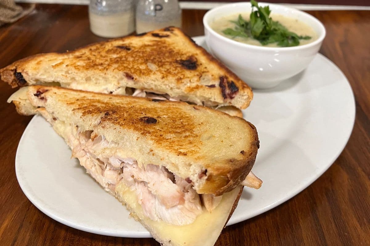 Turkey Cranberry Swiss Panini