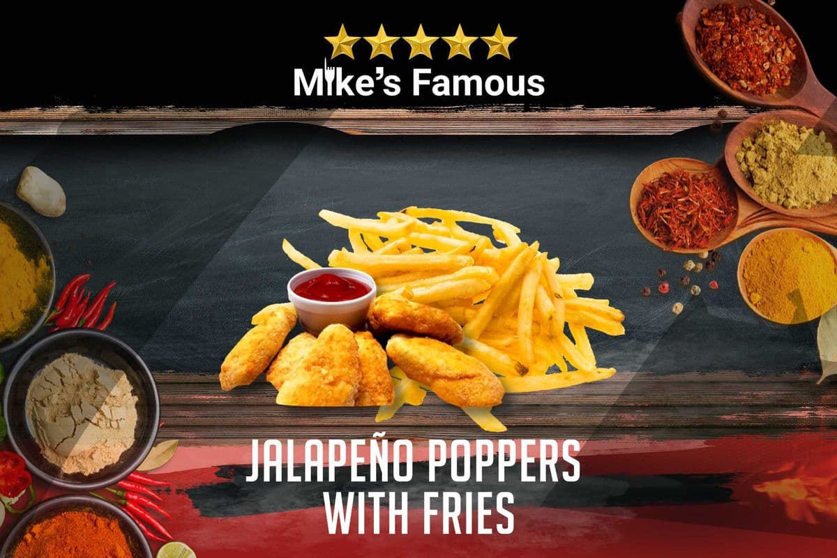 Jalapeño Poppers with Fries (7 pcs)