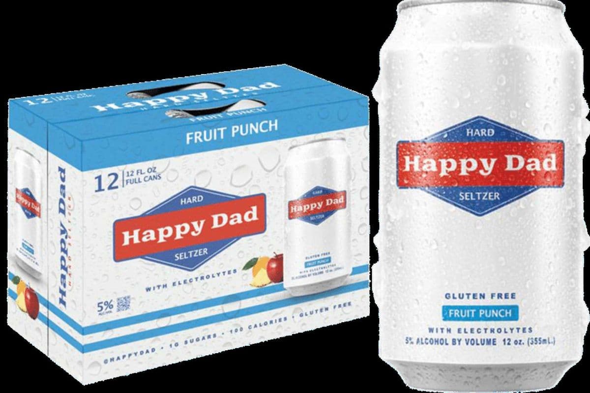HAPPY DAD HARD SELTZER -FRUIT PUNCH (12 x 355ml)