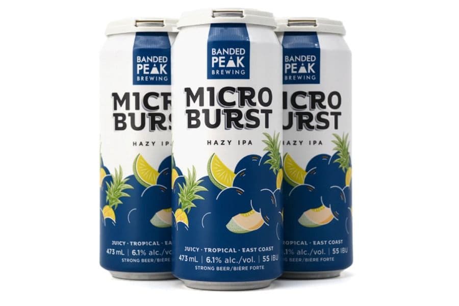 Banded Peak MicroBurst Hazy IPA (4 x 473 ml)