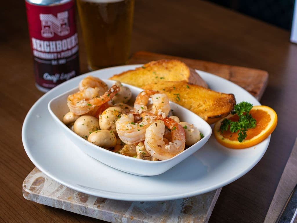 Garlic Black Tiger Prawns