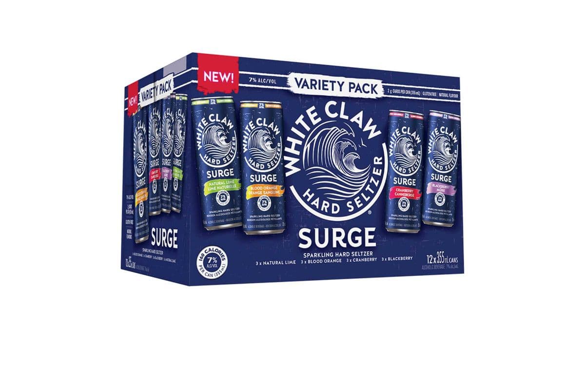 WHITE CLAW SURGE MIX 12PK - 7% (12 x 355ML)