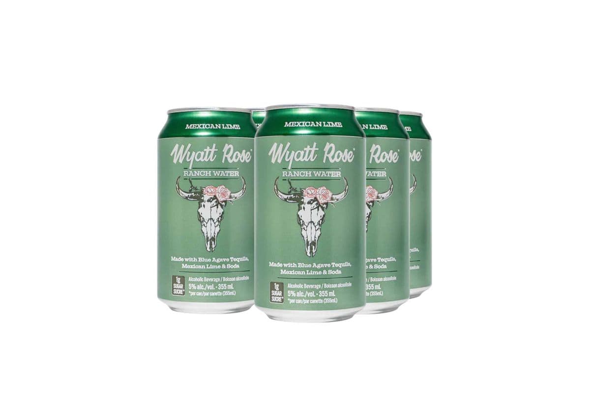 Wyatt Rose Ranch Water Mexican Lime (6 Cans) (6 x 355ml)