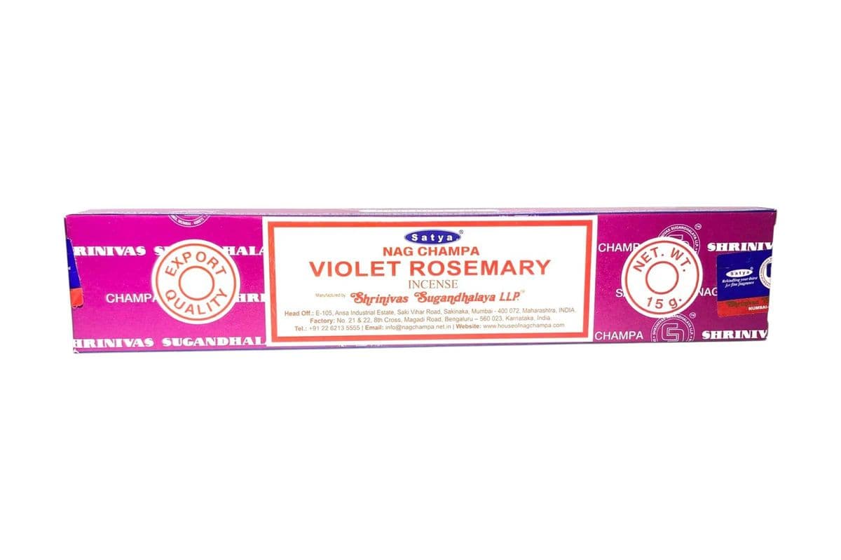 Incense Violet Rosemary (Satya) (15G)