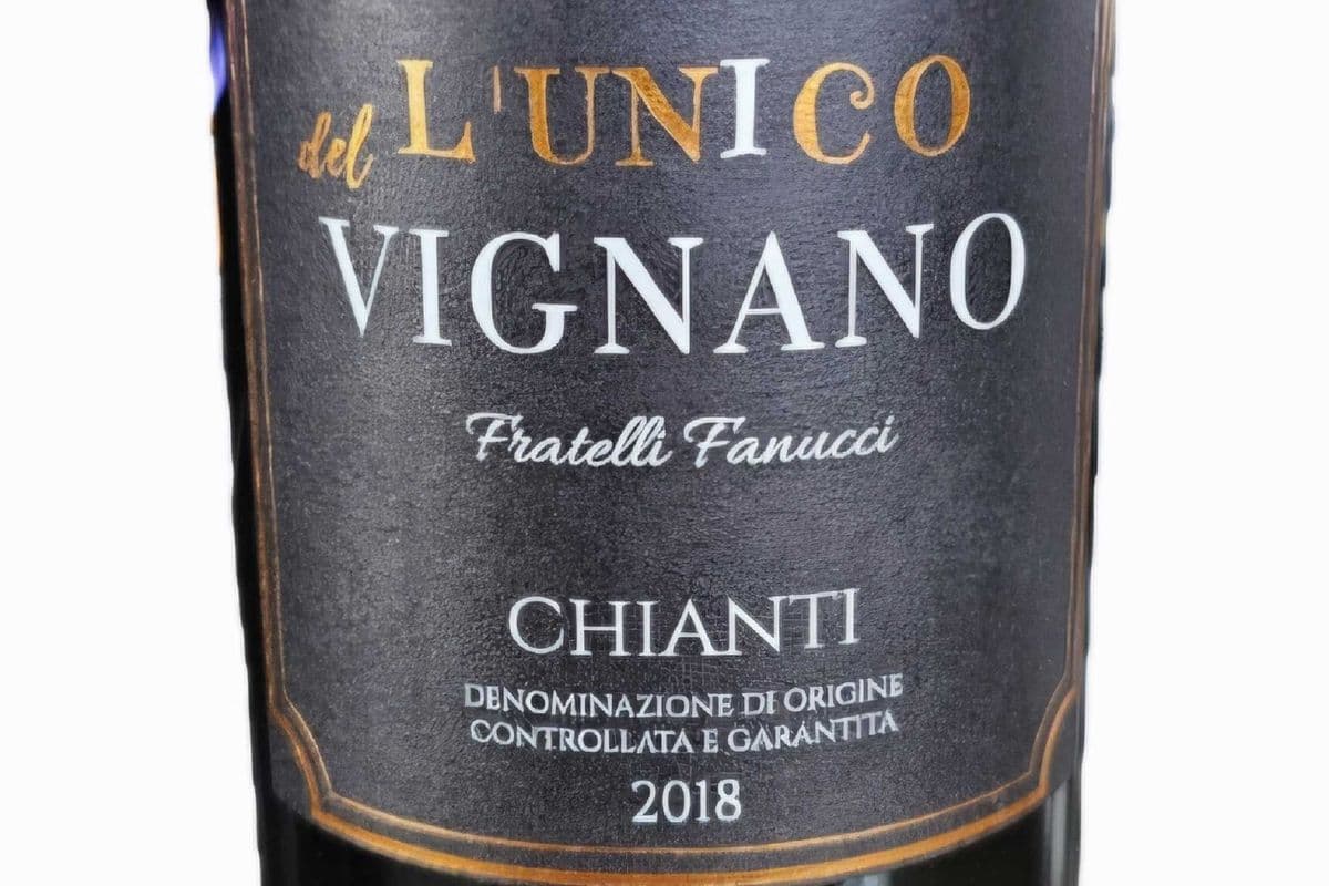Del L'UNICO VIGNANO Chianti DOCG (750ml Bottle) (1 x 750ml)