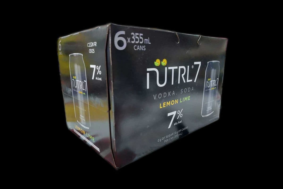 NUTRL 7 VODKA SODA LEMON LIME (6 x 355ML)
