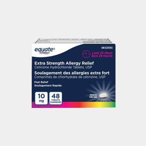 Equate Soulagement des allergies (48 comprimés) / Equate Allergy Relief Extra Strength (48 tablets)
