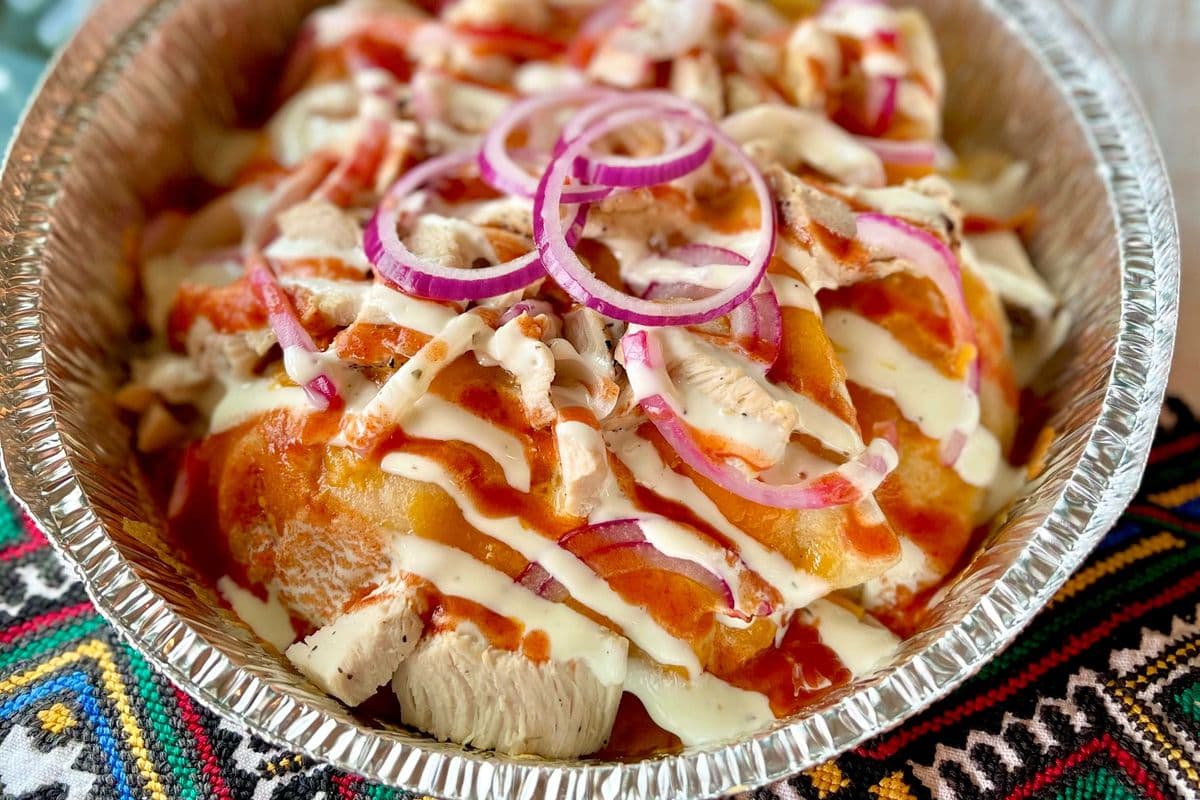 Buffalo Pierogi Bake
