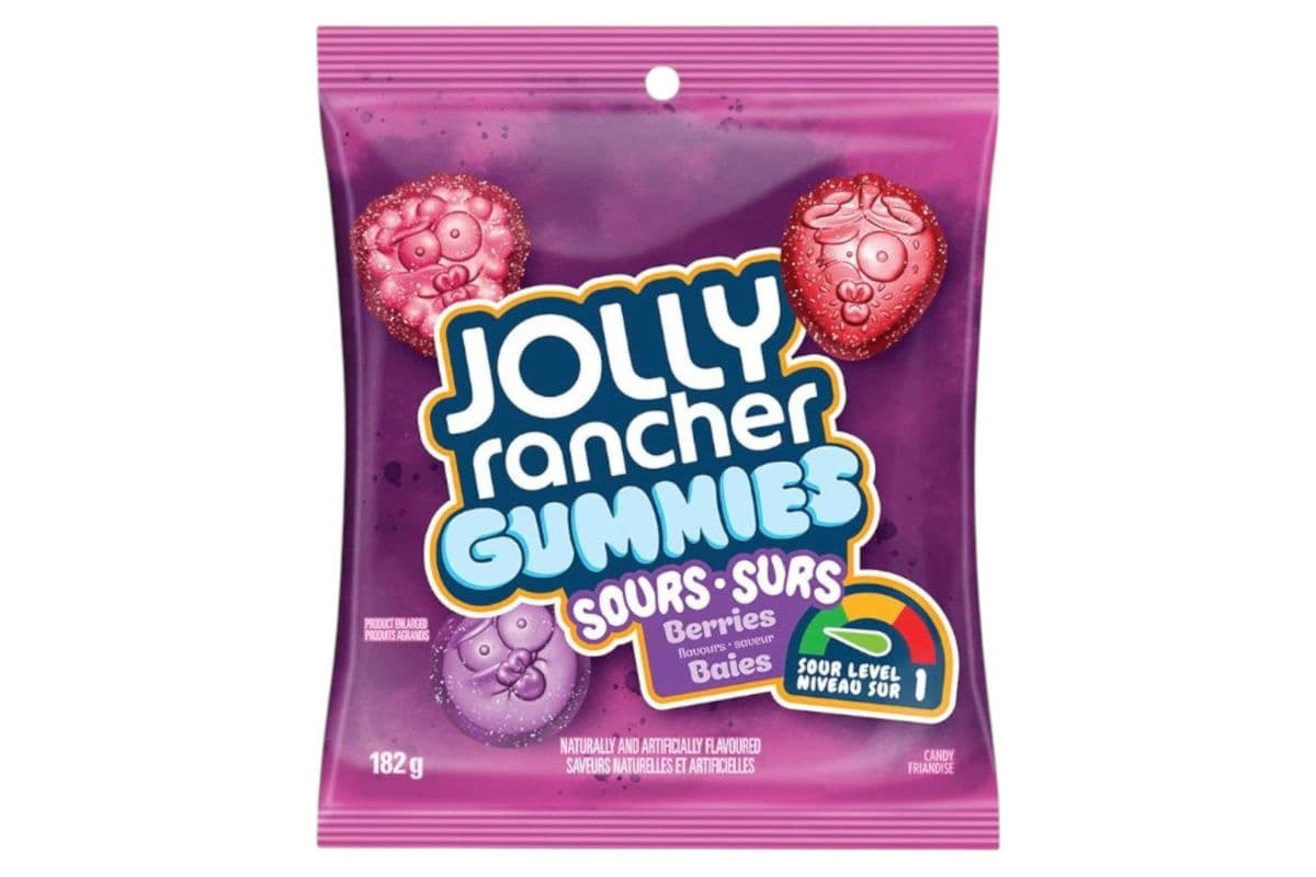 Jolly Rancher Gummies Sour Berries (182gm) (130 Cal)