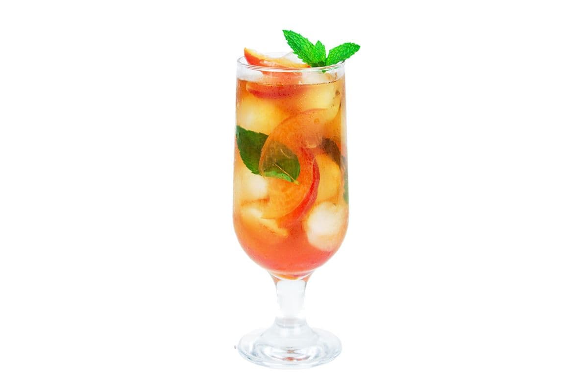 N10. Iced Peach Tea Refresher