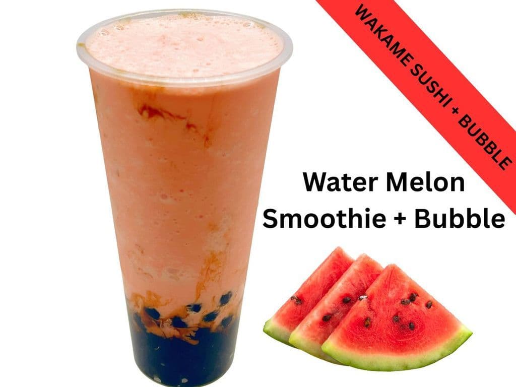 Watermelon Smoothie+Bubble 