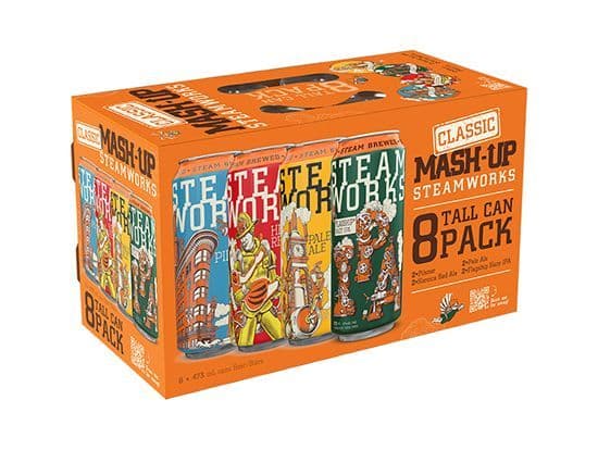 Steamworks Mashup, 8can-473mL craft (5.0% ABV)