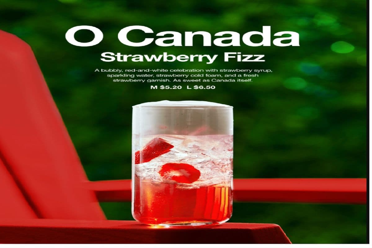 O Canada Strawberry Fizz