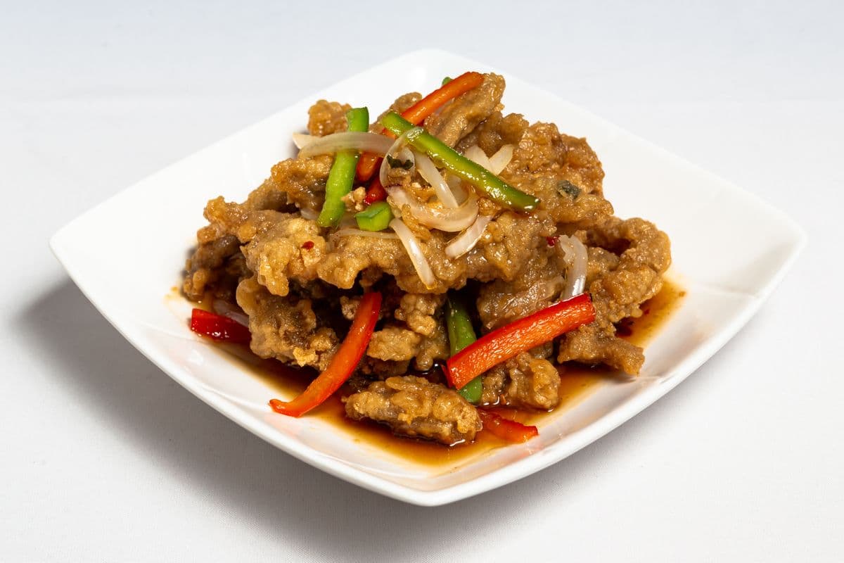 92. Ginger Fried Shredded Beef