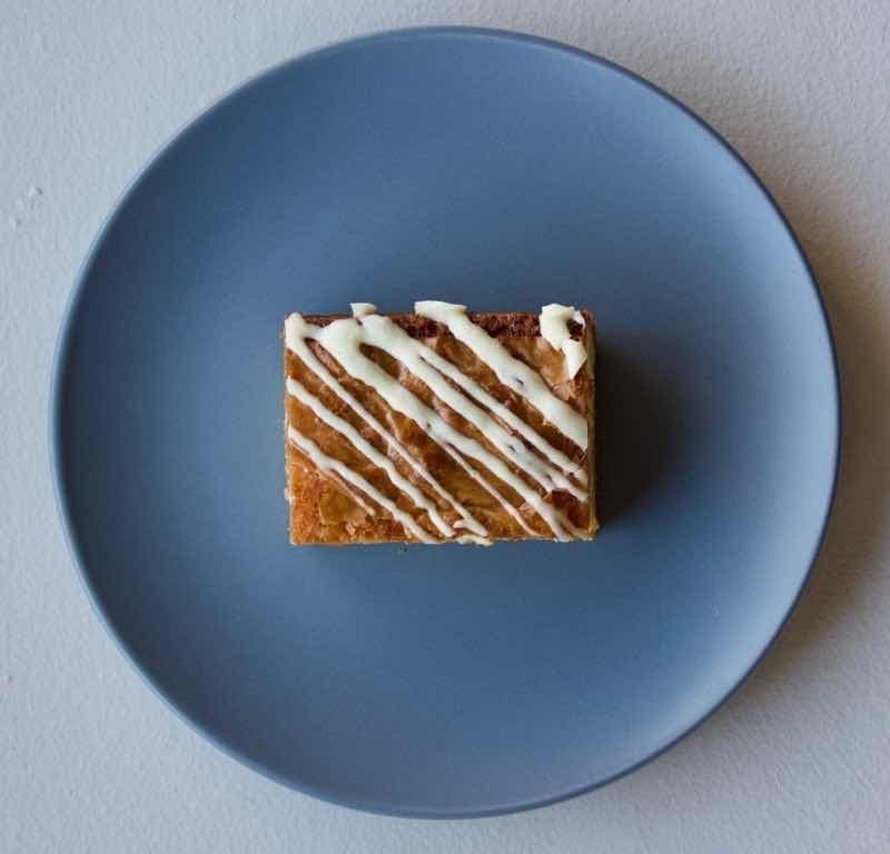 white chocolate brownie