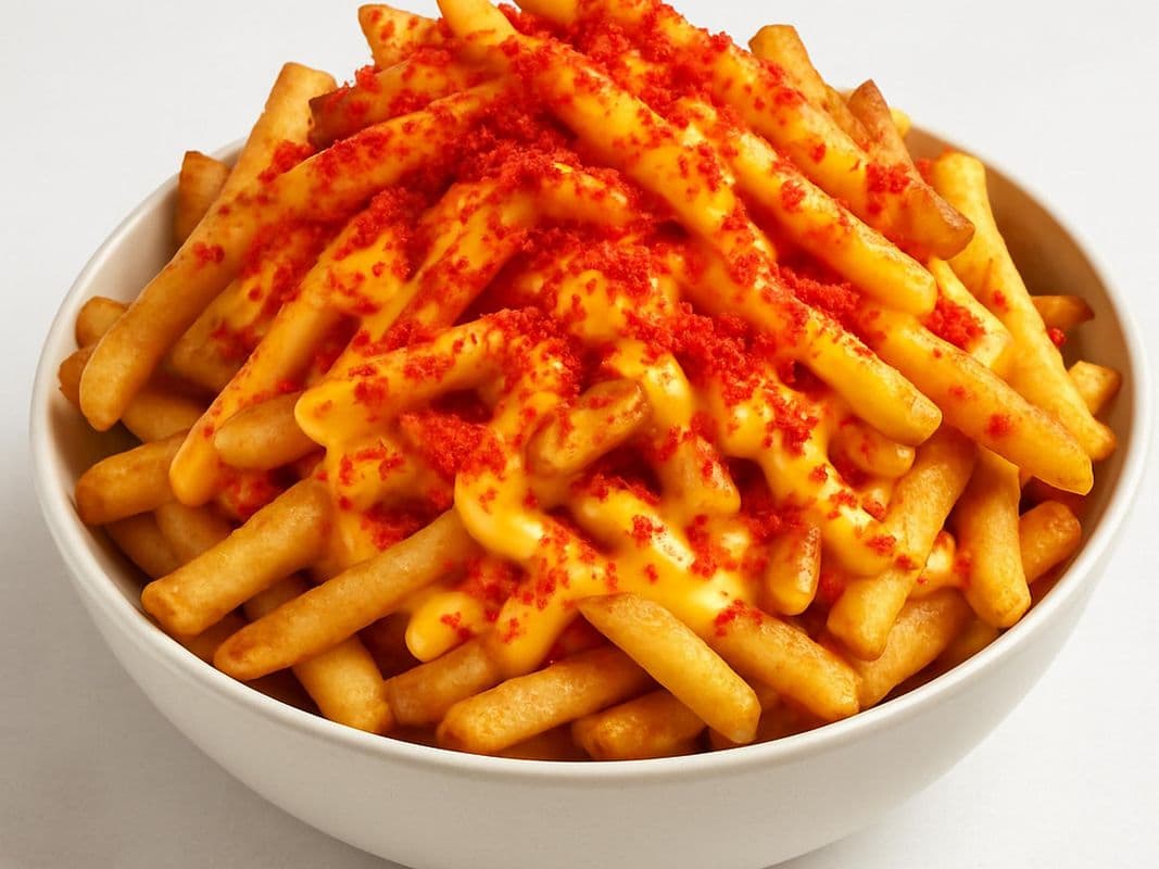 Flamin Cheese Fries