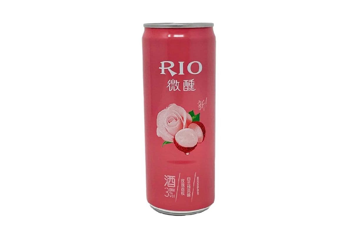 RIO Light Rose Lychee Brandy Cocktail (330 ml Can) (1 x 330 ml)