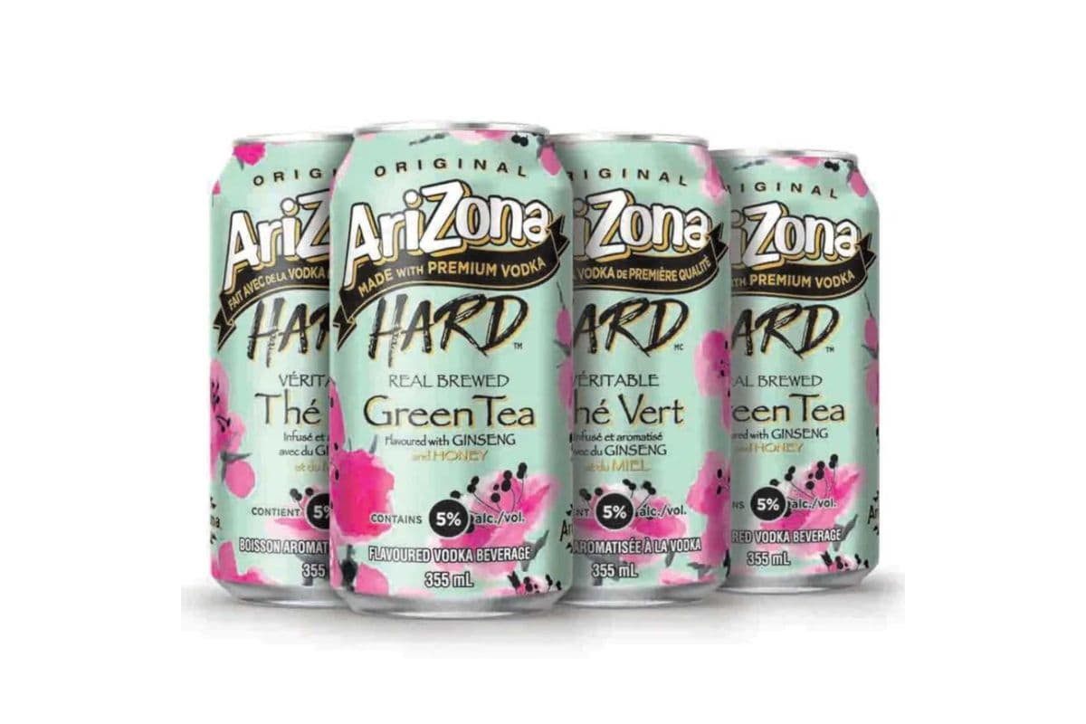 AriZona Spiked Green Tea (6 x 355 ml Cans)