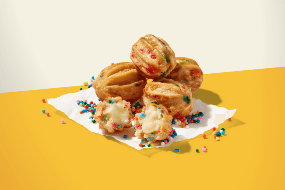 Funfetti Churro Bites