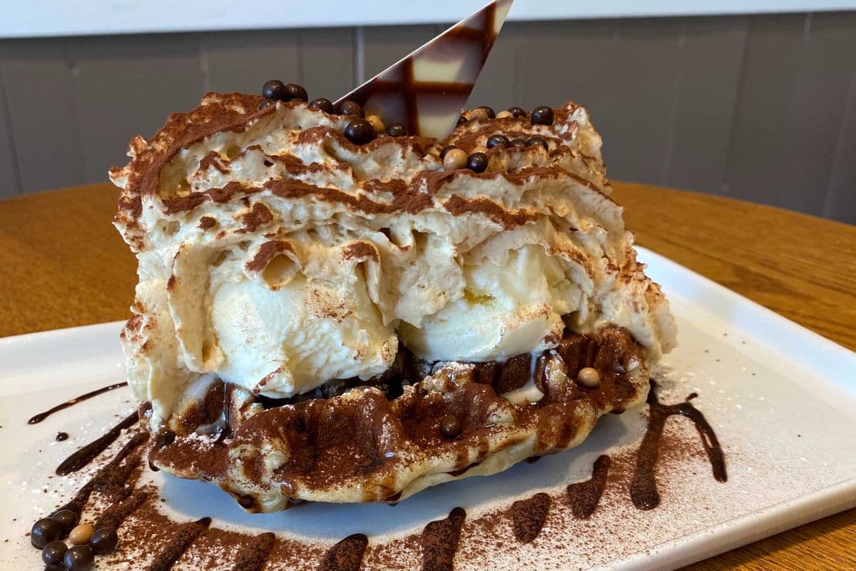 Tiramisu Mocha Waffle