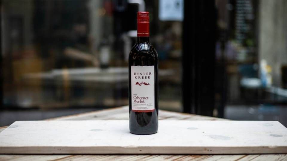 Hester Creek Cabernet Merlot, 750 ml Bottle Red Wine (13.8%)