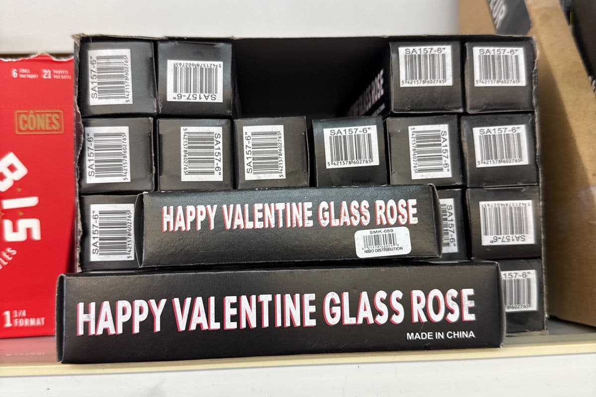 Glass rose short and long