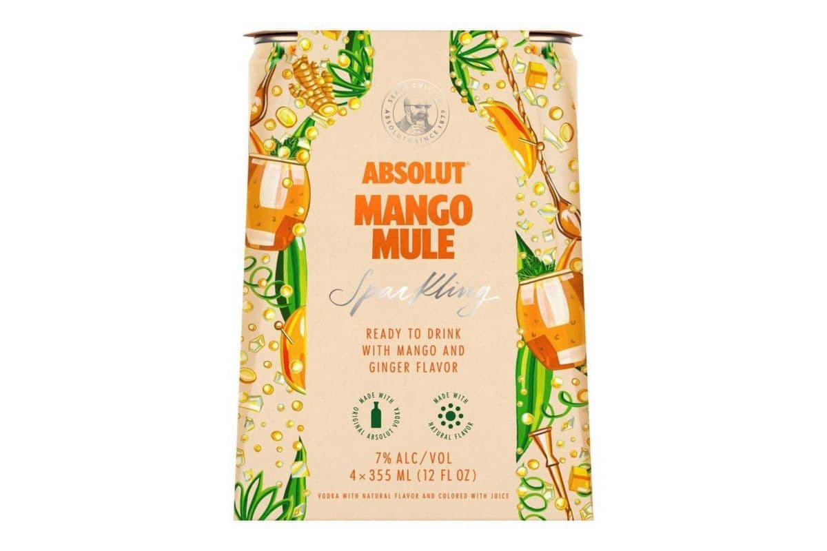 Absolut Mango Mule (4 x 355 ml Cans)