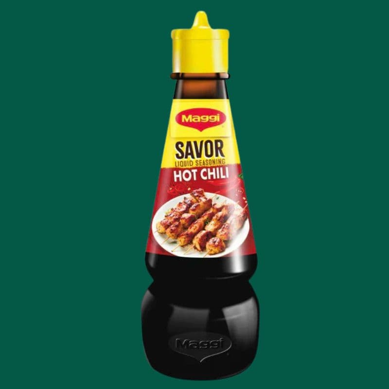 Hot Chili Liquid Seasoning, 130ml, Maggi Savour