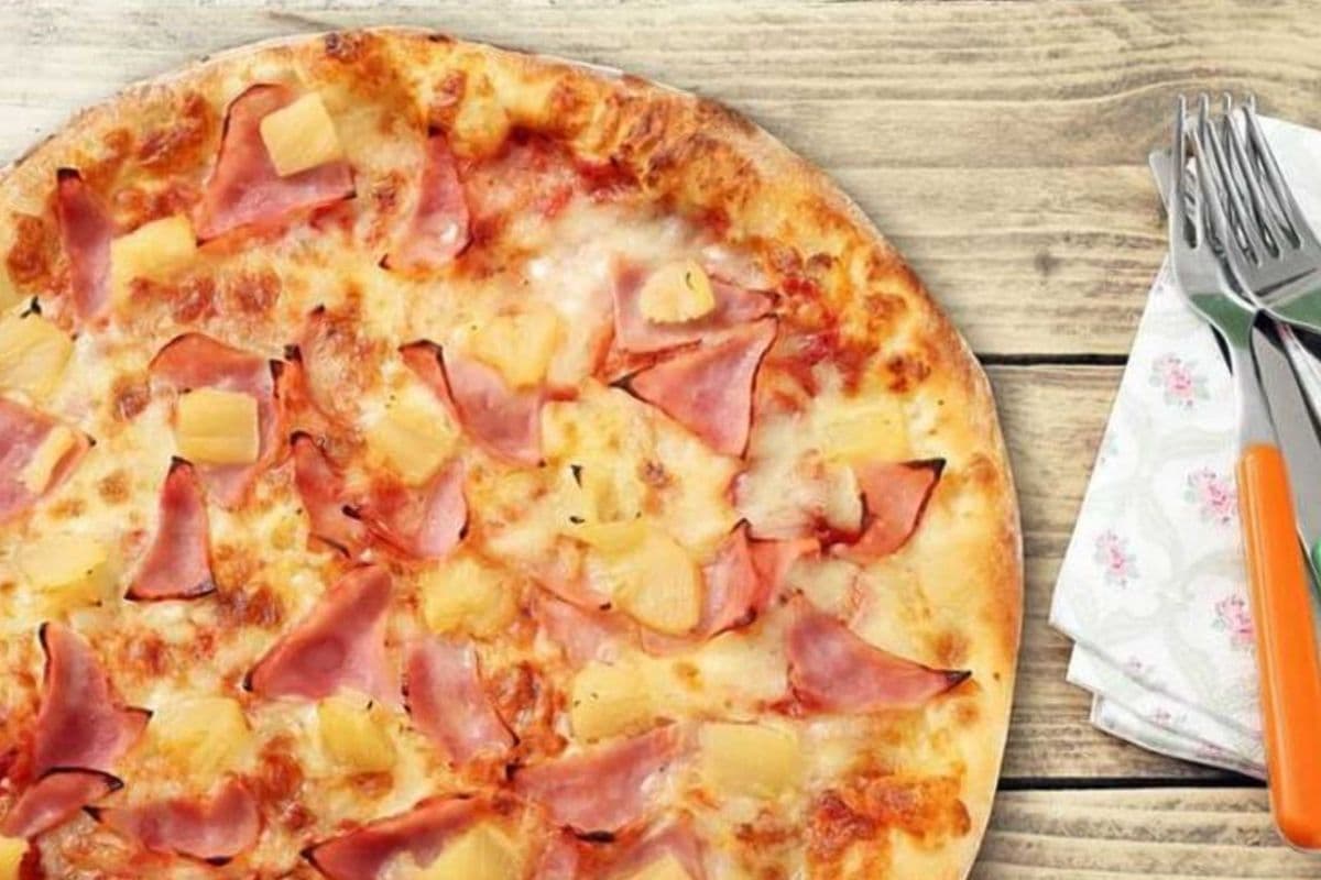 13. Small Ham & Pineapple Pizza
