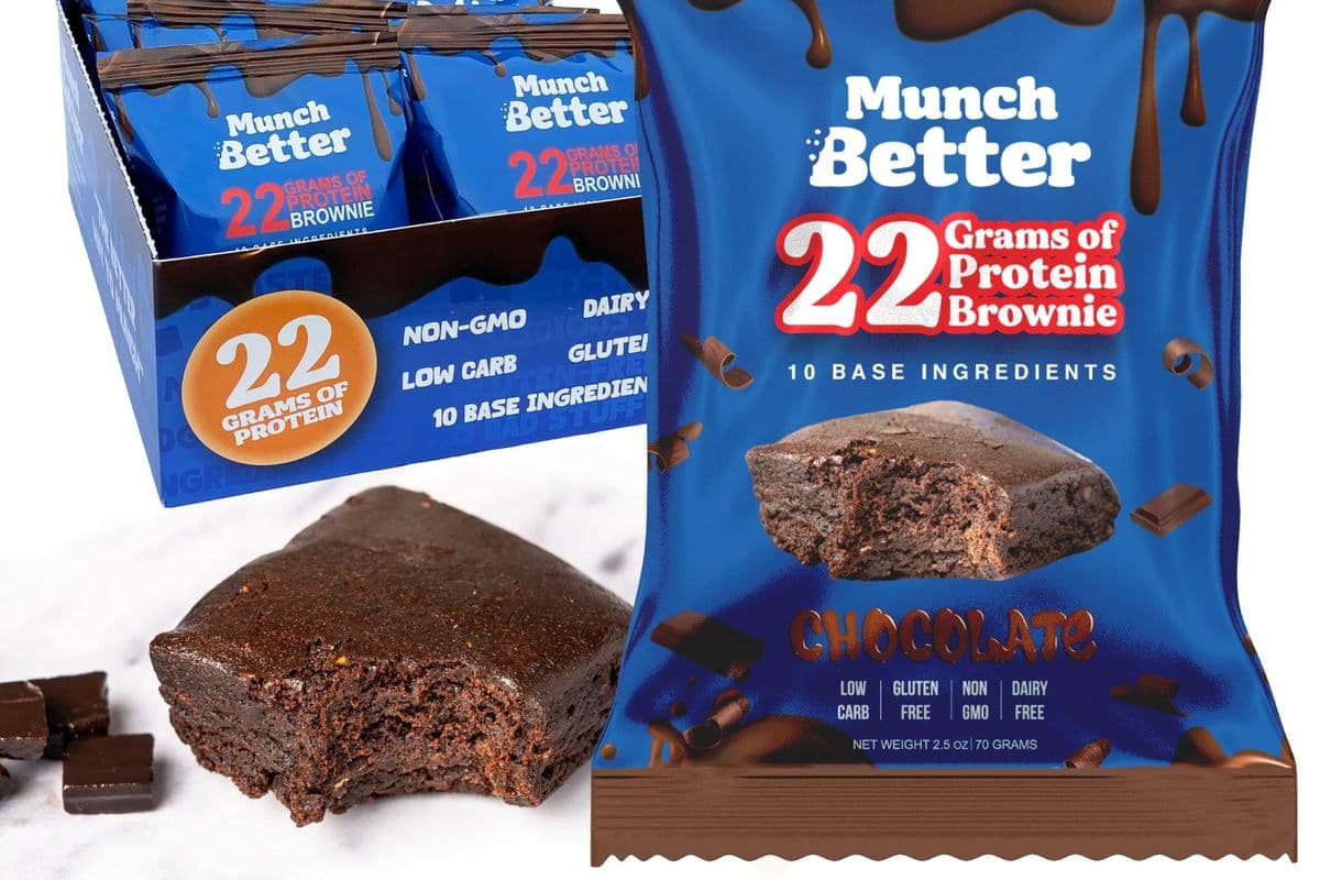 Munch Better Protein Brownies