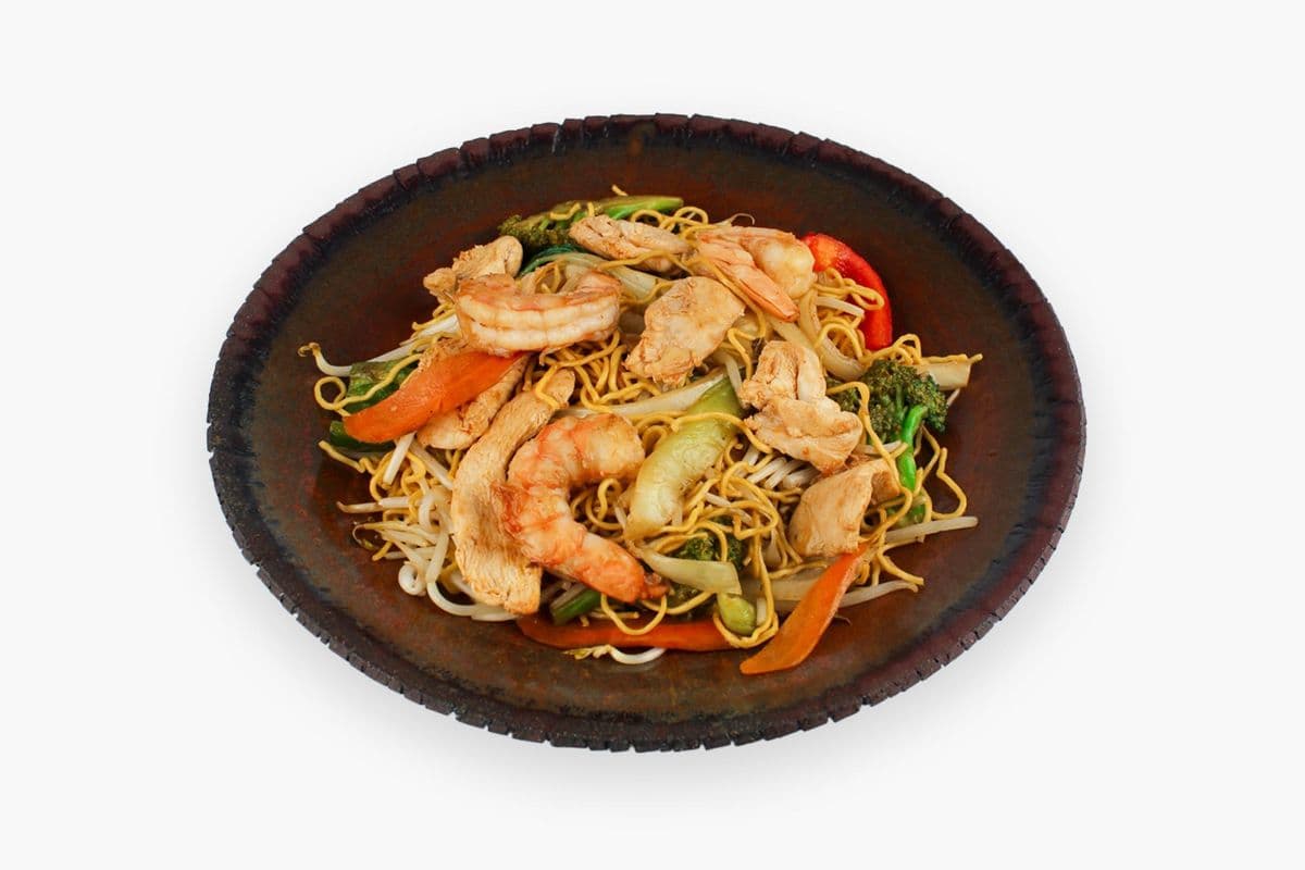 1003. Two Protein & Vegetables Chow Mein (Mi Xao 2 Loại)