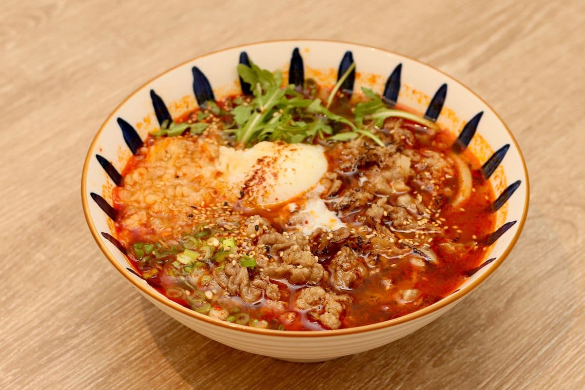 Spicy Nikutama Udon