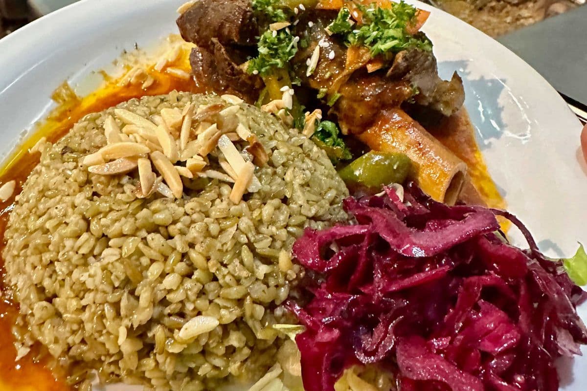 Lamb Shanks with Freekeh