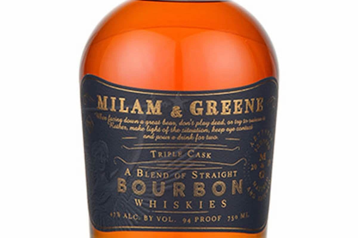 MILAM & GREENE TRIPLE CASK BOURBON 750ML (1 x 750 ml)