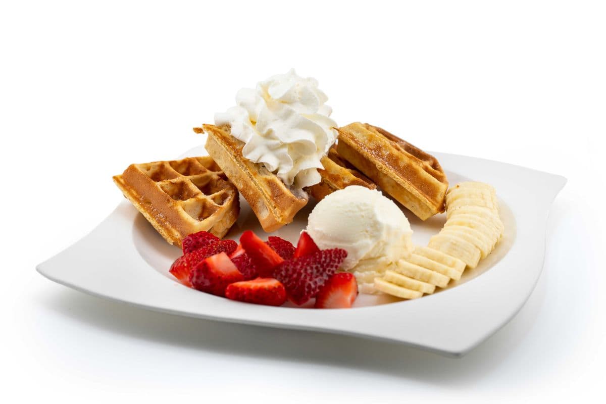 Strawberry Banana Belgian Waffle