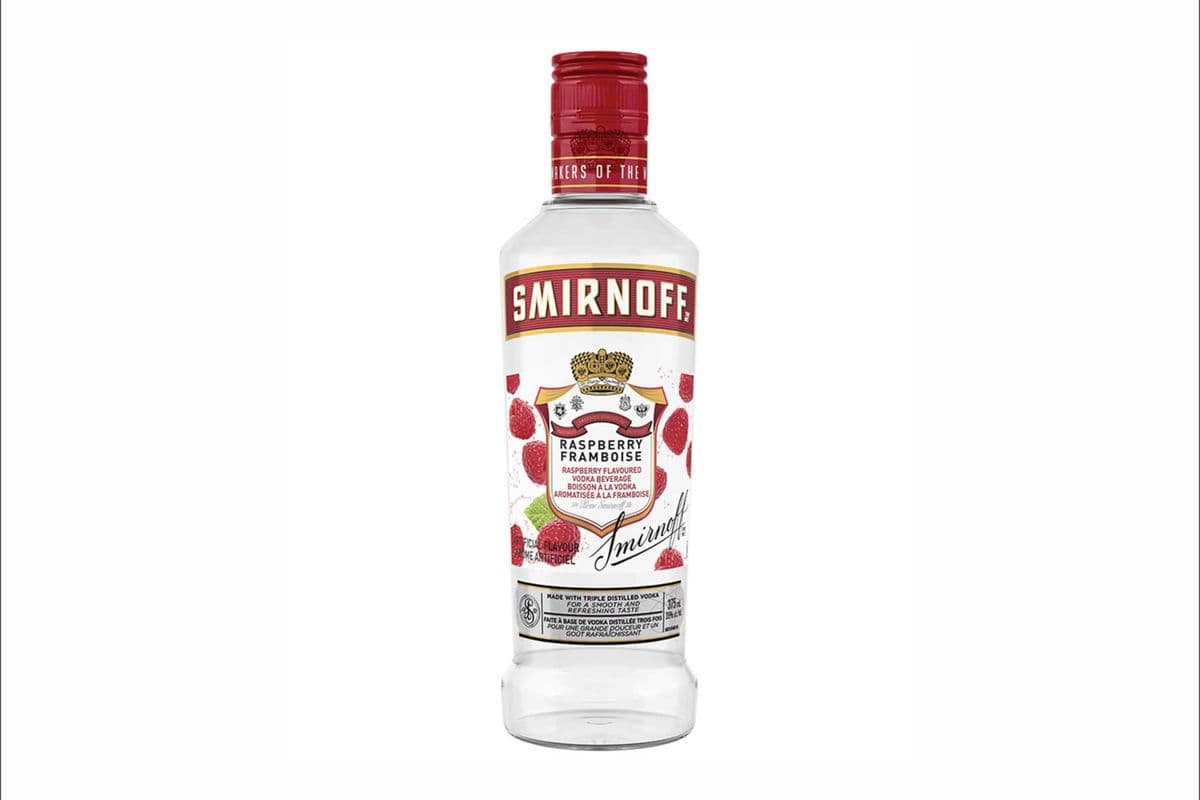 Smirnoff Raspberry Vodka 750ml (1 x 750ml)