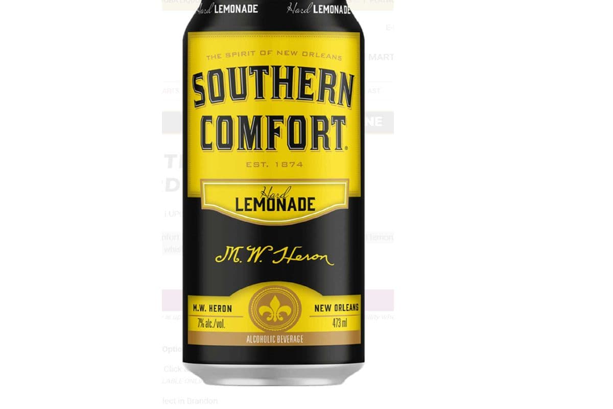 Southern Comfort Hard Lemonade (1 x 473 ml can)