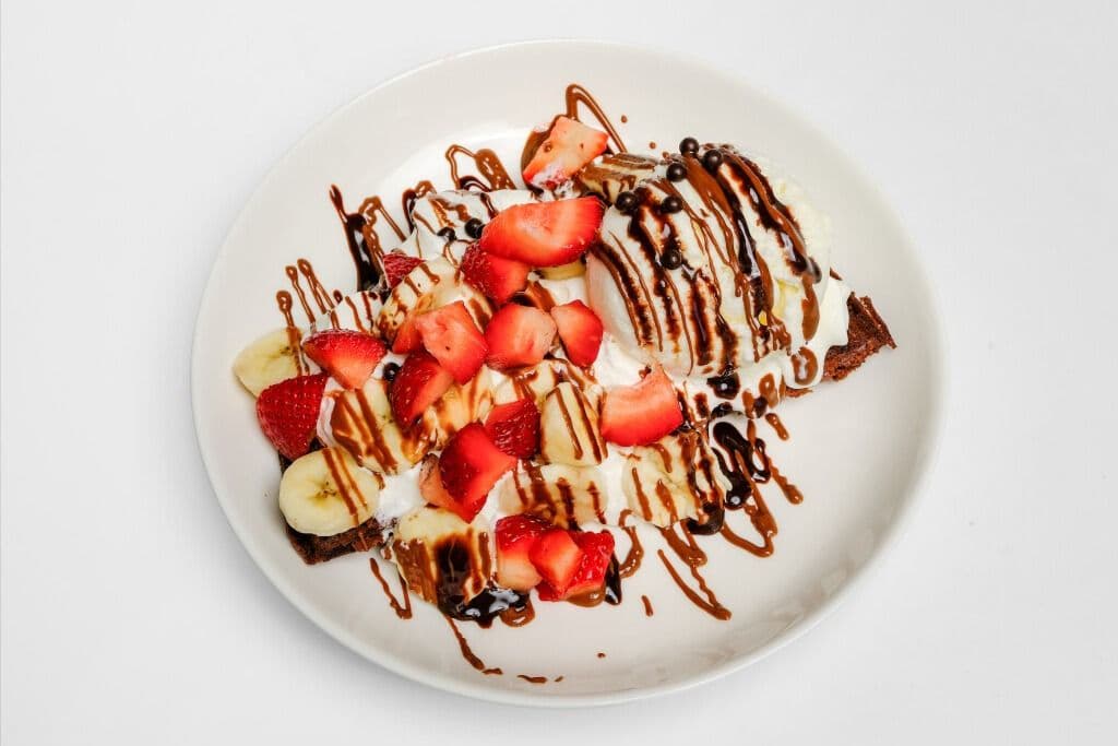 Strawberry Banana Waffle