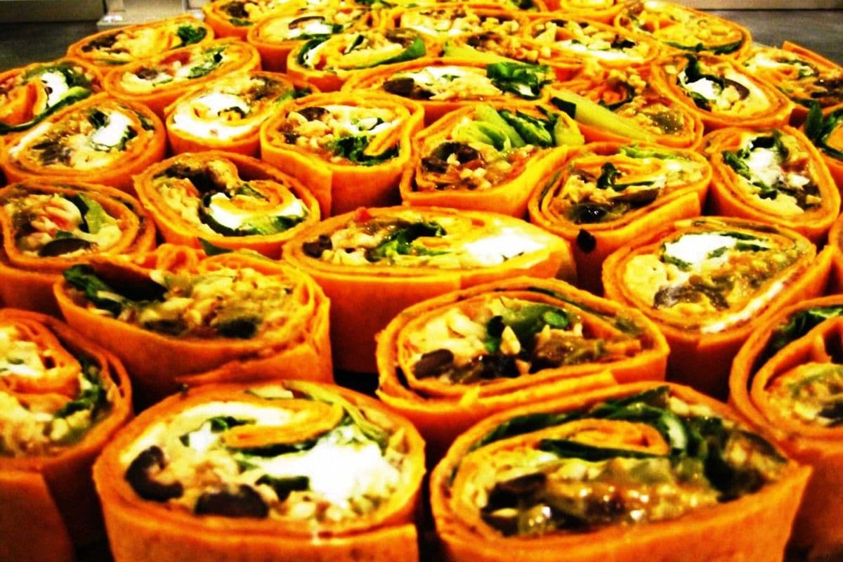 Egg, Cheese, and Veggie Wrap