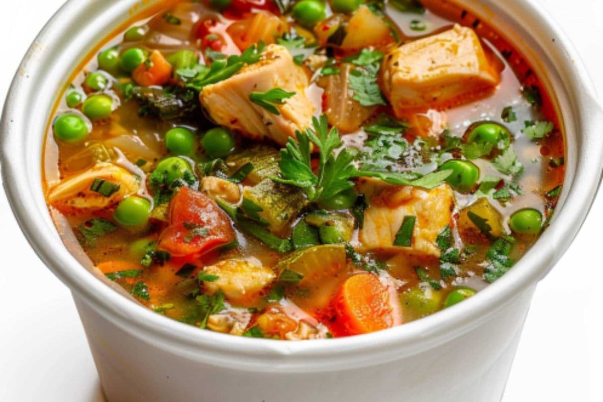 Soupe de poulet aux légumes / Chicken Vegetable Soup
