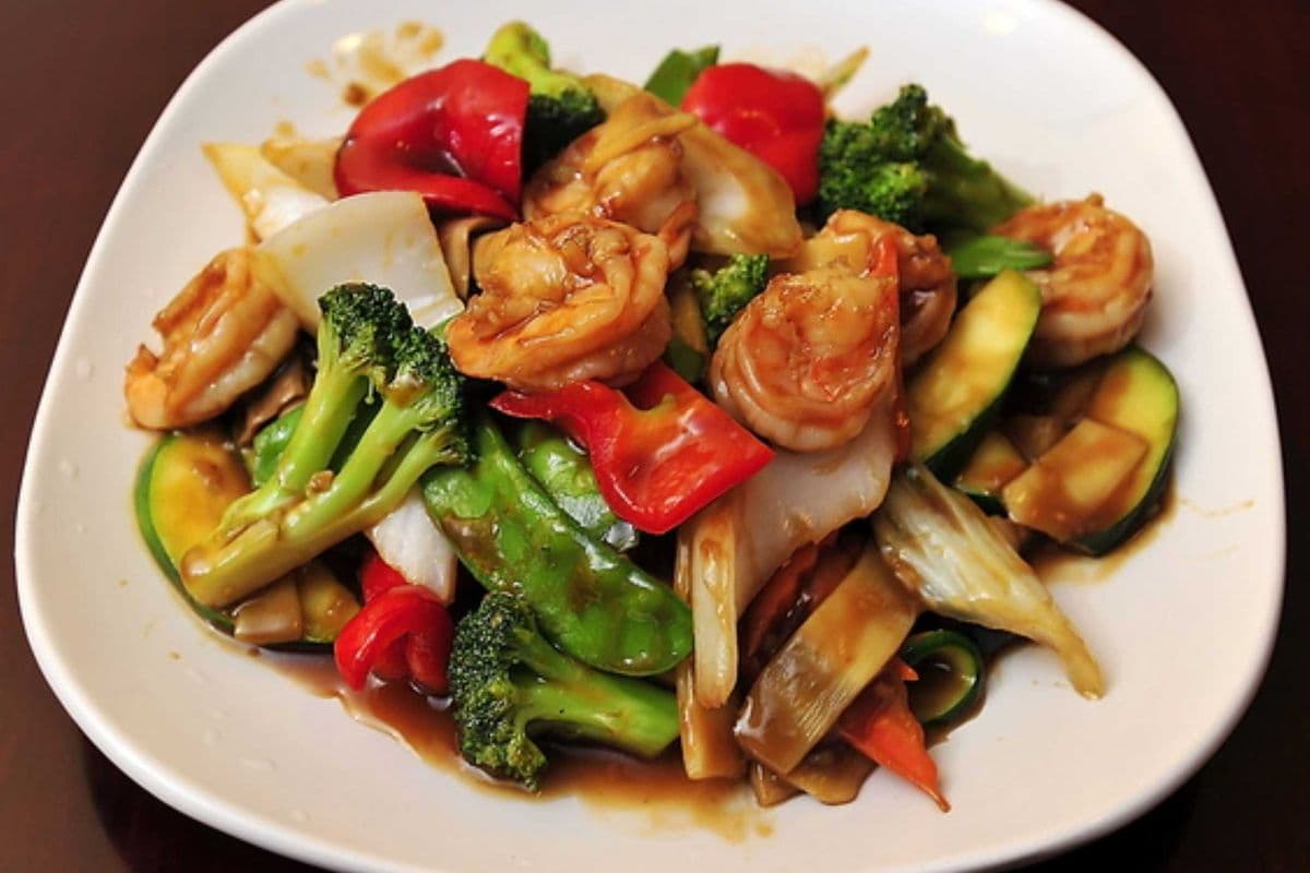 Shrimps with Mix Vegetables